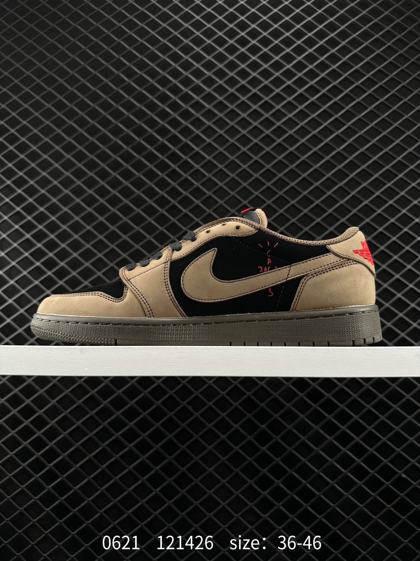 Fragment Design x Travis Scott x Nike Air Jordan 1 Low OG SP”Military Blue”